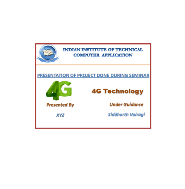 4G Technology PPT