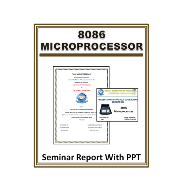 8086 Microprocessor Seminar Report With PPT