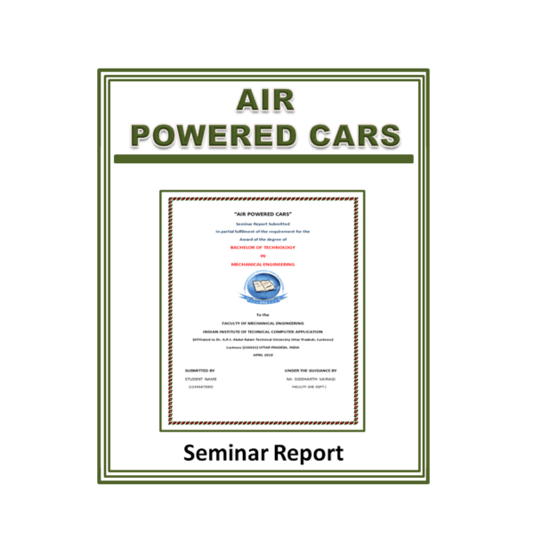 Air powered cars Seminar Report