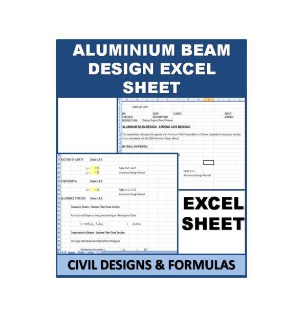 Aluminum Beam Design Excel Sheet