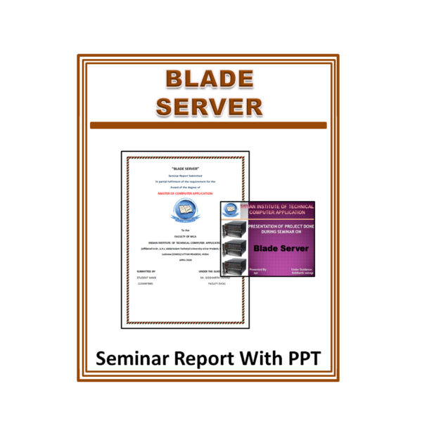 Blade Server Seminar Report With PPT
