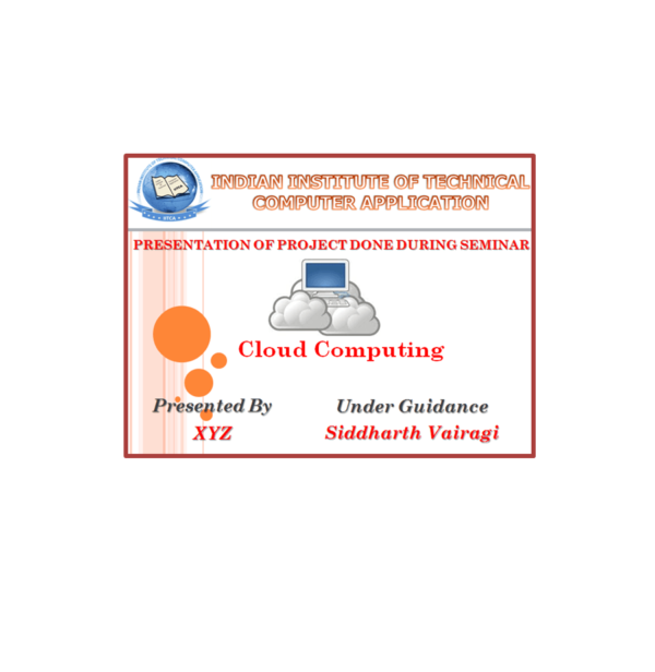 Cloud Computing PPT