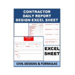 Contractor Daily Report Design Excel Sheet with Shortcut Key's (Based on IS Code)