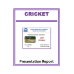 Cricket Presentation Report PPT