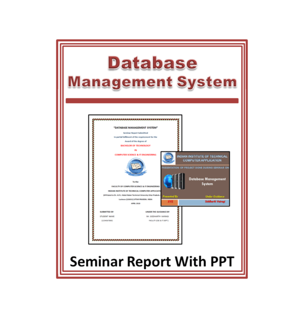 Database-management-system Seminar Report and PPT