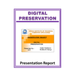 Digital Preservation Seminar Report with PPT