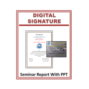 Digital-signature Seminar Report and PPT