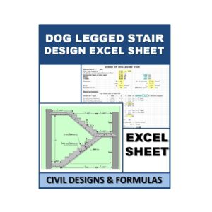 Dog legged stair Design Excel Sheets