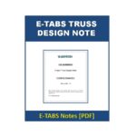 E-tabs Truss Design Note