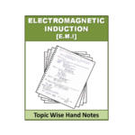 Electromagnetic Induction (EMI) Hand Note