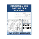 Estimation and Costing of a Building Design Excel Sheet with Shortcut Key's (Based on IS Code)