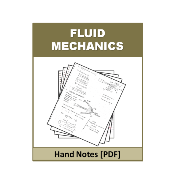 FLUID MECHANICS Handnote