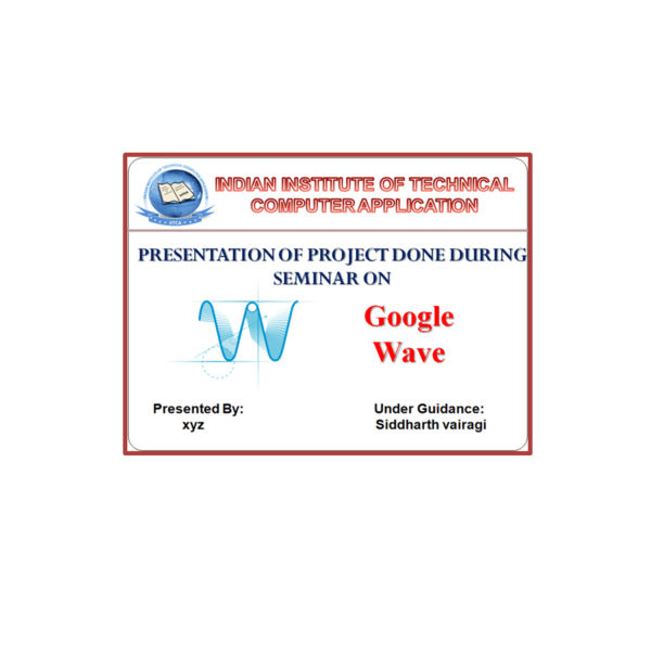 Google Wave PPT