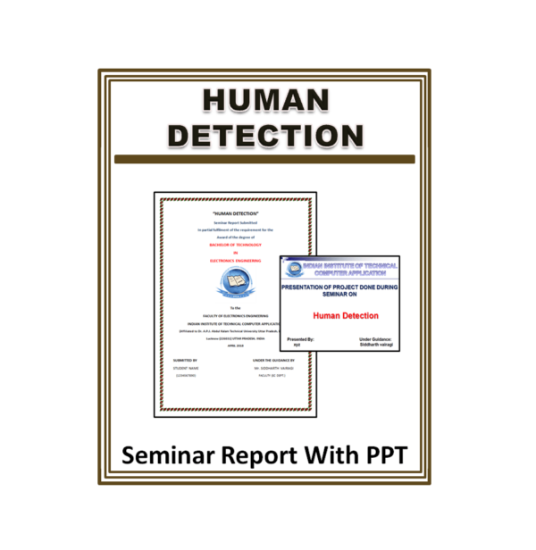 Human Detection Seminar Report With PPT
