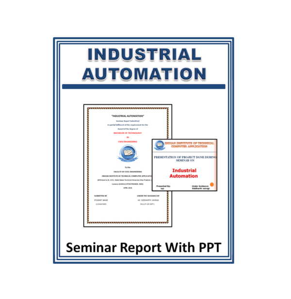 Industrial Automation Seminar Report With PPT