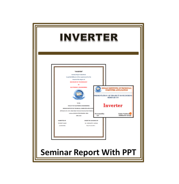 Inverter Seminar Report With PPT