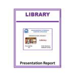Library Presentation Report PPT