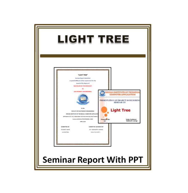 Light Tree Seminar Report With PPT Digital Education