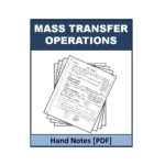Mass Transfer Operations Hand Note