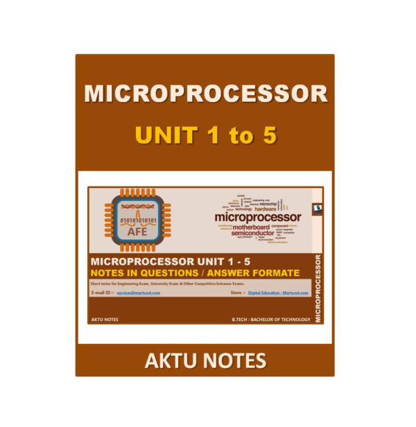 Microprocessor AKTU Note
