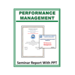 Performance Management Seminar Report with PPT