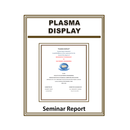 Plasma Display Seminar Report
