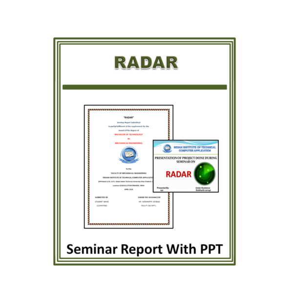 Radar Seminar Report with PPT