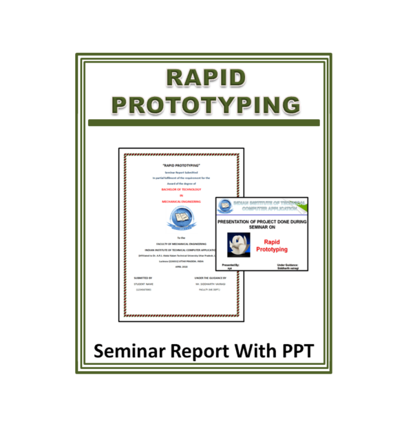 Rapid Prototyping Seminar Report with PPT