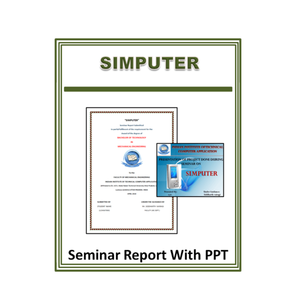 SIMPUTER Seminar Report with PPT