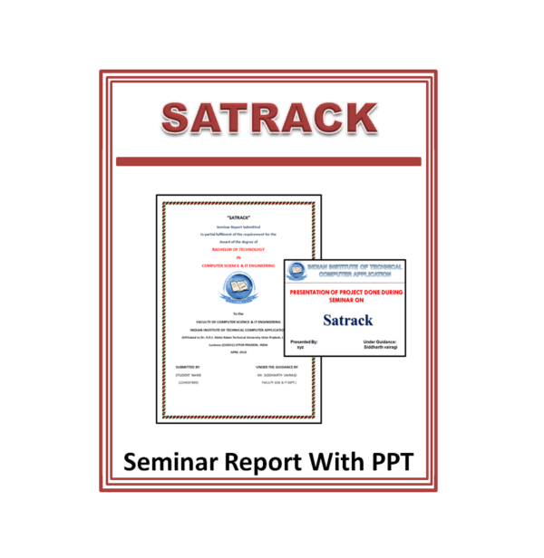 Satrack Seminar Report With PPT