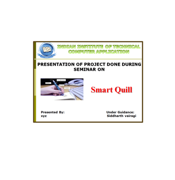 Smart Quill PPT