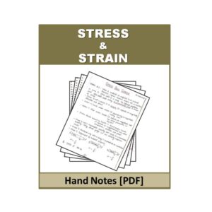 Stress & Strain Hand Note