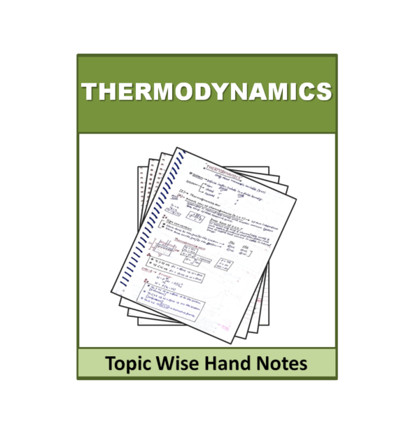Thermodynamics Topic Wise Physics Handnote