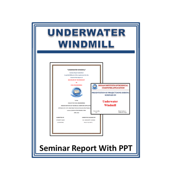 Underwater Windmill Seminar Report With PPT