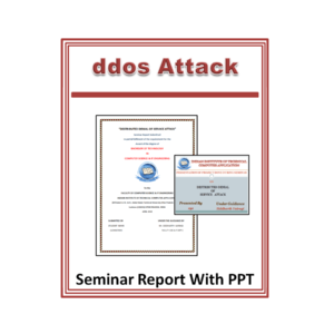 ddos attack Seminar Report and PPT