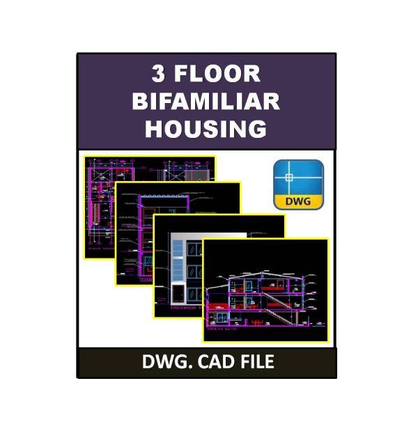 3 Floor Bifamiliar Housing
