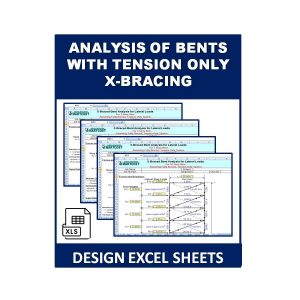 Analysis of Bents With Tension Only X-bracing