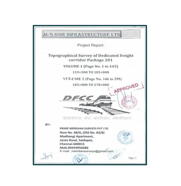 Approved Topographical Survey Report PMCS 02056 Volume-I & II 1