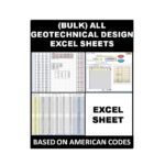 (Bulk) All Geotechnical Design Excel Sheets