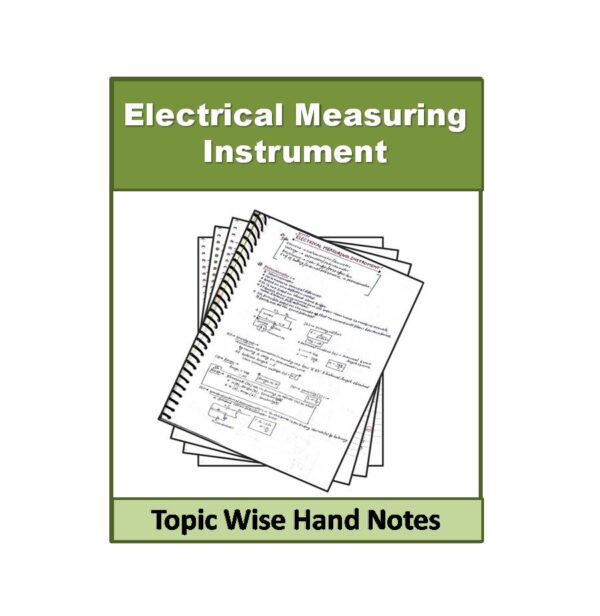 Electrical Measuring Instrument Physics Hand Note