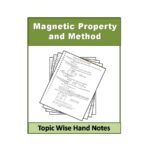Magnetic Property and Method Physics Hand Note