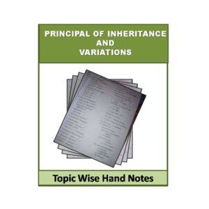 Principal of inheritance and variations