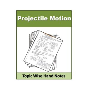 Projectile Motion Physics Hand Note