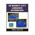 3D Beirut City (Lebanon) Achrafieh dwg CAD File