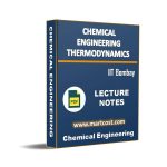 Chemical Engineering Thermodynamics Lecture Note