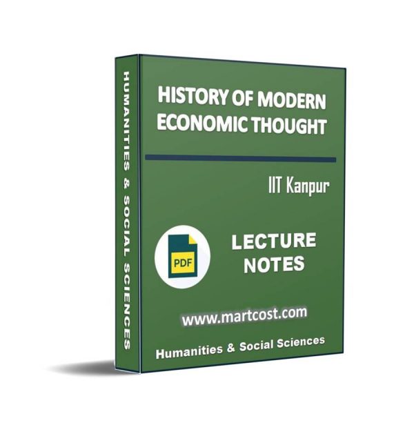 History of modern economic thought