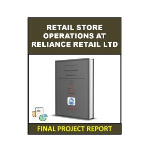 Retail Store Operations At Reliance Retail Ltd