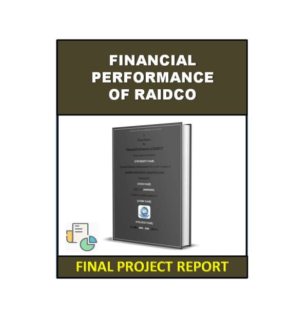 Financial Performance of RAIDCO