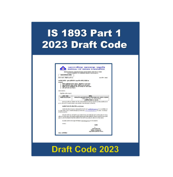 IS 1893 part 1 2023 draft code
